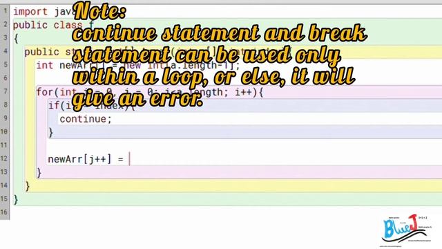 How to remove elements from an Array and what is a continue statement? смотреть онлайн