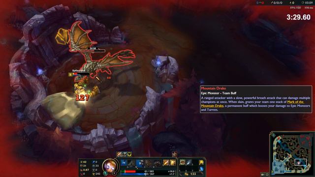 League of Legends: Blitzcrank Level 1 Solo Dragon Season 7 (Patch 7.3) смотреть онлайн