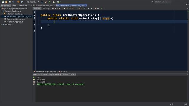 Learn Java For Beginners 4 - Arithmetic Operations смотреть онлайн