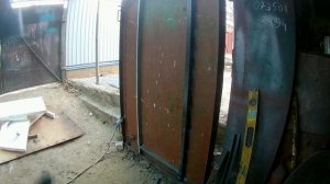 Калитка в гаражные ворота