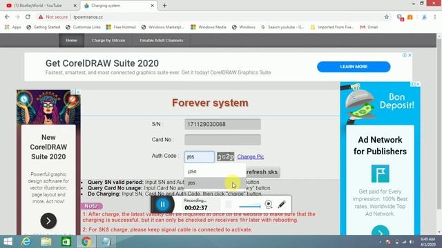 How to Recharge Forever Server | tpoentrance.cc | Starsat Extream 2000 | Tiger T8 | Extream 2000 смотреть онлайн