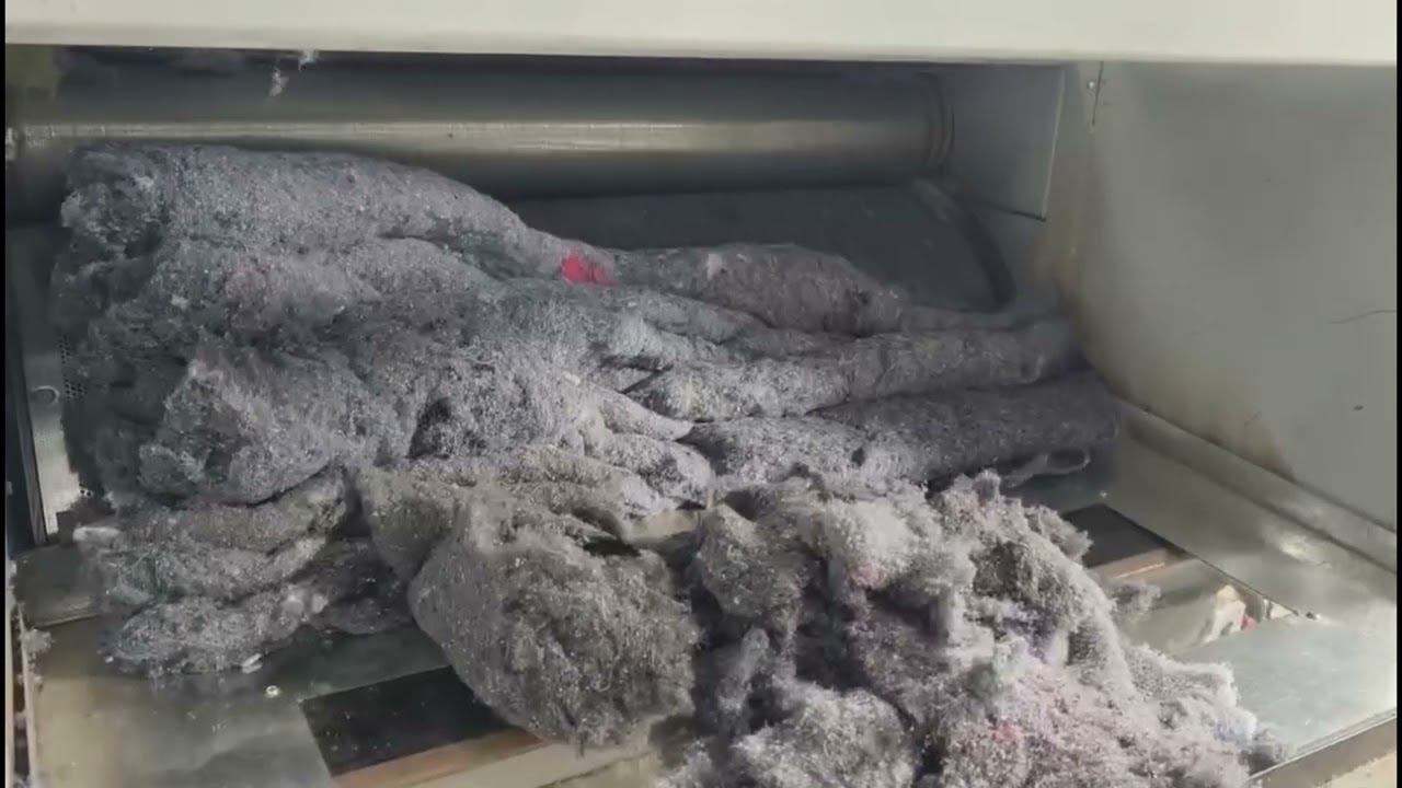 Станок – разрыхлитель отходов тканей: SEFS-600А -второй цикл смотреть онлайн