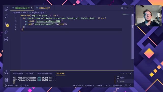 How to use Cypress to write E2E Tests over a Registration Page смотреть онлайн