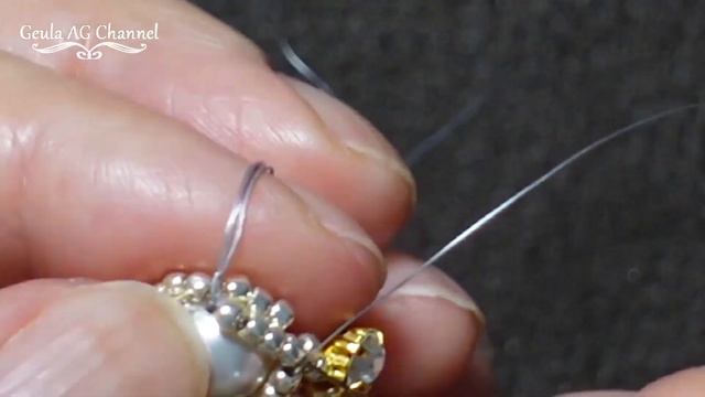 Pearl & Montees Bracelet Wedding Bracelet Tutorial DIY Beads Beaded Jewelry Making смотреть онлайн