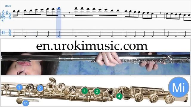How to Play Flute Pulcino Pio El Pollito Pio Part#1 Melody School Learn Class Course Tutorial смотреть онлайн