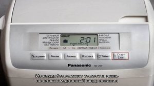 Обзор хлебопечек Панасоник