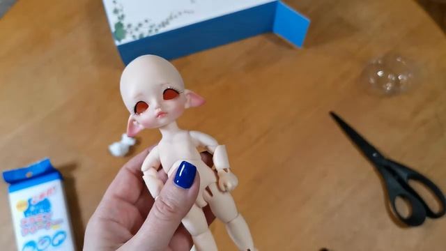 BJD doll 1/8. Unicorn doll factory AliExpress Распаковка кукла БЖД с Алиэкспресс. смотреть онлайн
