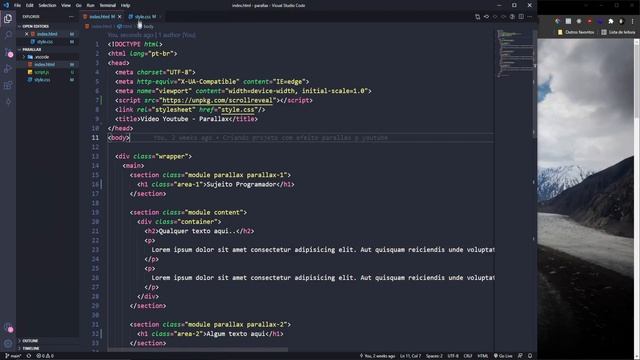 Criando efeito sensacional com HTML, CSS e JAVASCRIPT ? смотреть онлайн