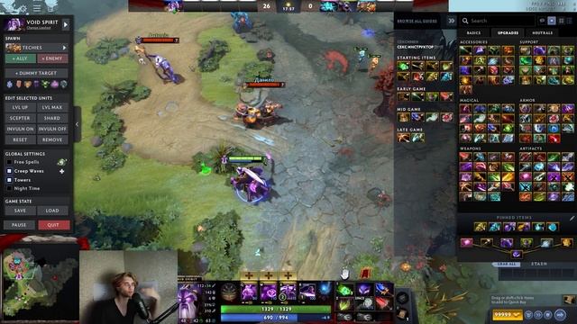 ГАЙД ОТ 8600 ММР ИГРА На Войд Спирита Dota 2 смотреть онлайн