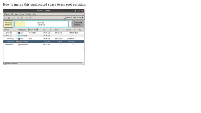 Ubuntu: How to merge my unallocated to root partition? смотреть онлайн