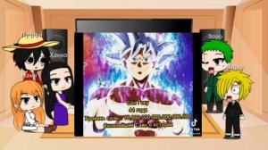 Реакция Onepiece на team goku. Част 1/12.