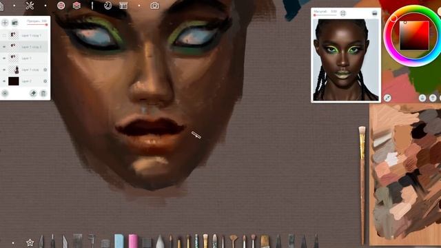ВЕЧЕРНИЙ СТРИМ 15.12.2021. Рисую от руки в программе Realistic Paint Studio смотреть онлайн