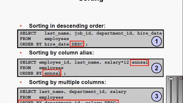Oracle SQL Class Session 4A смотреть онлайн