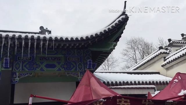 WUHU CITY AFTER SNOWFALL [wuhu City tour in snow fall ] life in china смотреть онлайн