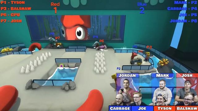 New Aquarium Level! || 8 Player Sausage Sports Club Gameplay || #7 смотреть онлайн