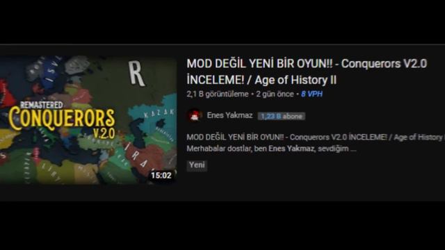 Conquerors 2.0 Mod Videosu Çekenler (başlıklara bakın) смотреть онлайн