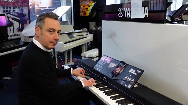 Yamaha P-S500 Digital Piano Demonstration & Review | Portable Smart Piano For Sale Rimmers Music смотреть онлайн