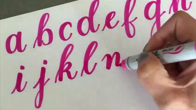 Красивые строчные английские буквы смотреть онлайн