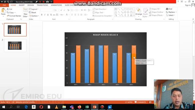 PERT KE 5 B grafik di excel ke power point part 2 смотреть онлайн