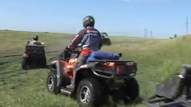 На китайских квадроциклах по России . Эстафета CFMOTO часть I смотреть онлайн