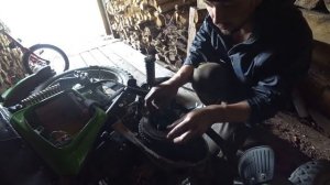 Иж планета 5 вылетела пружина кикстартера