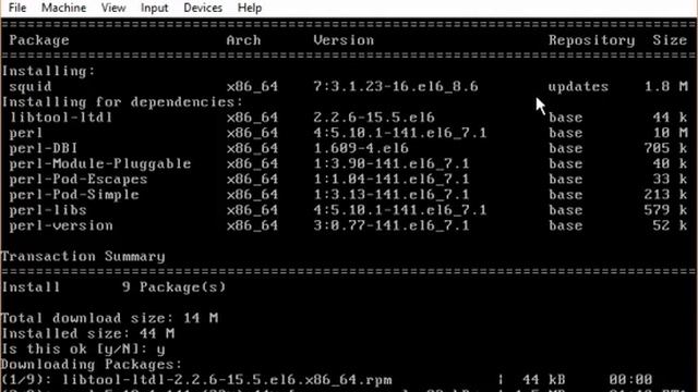 Installing SQUID 3.1 on CentOS 6.6 смотреть онлайн