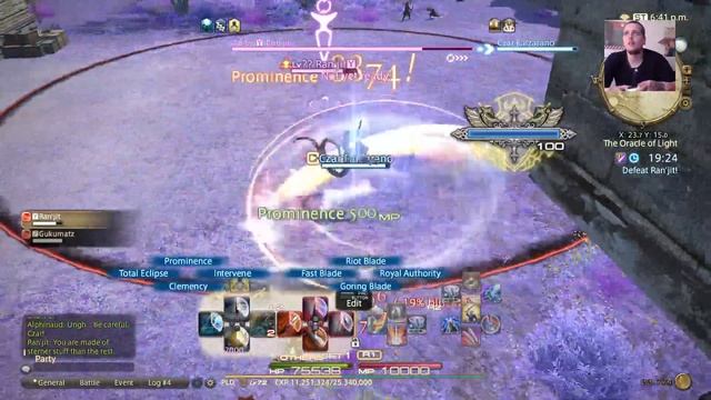 FFXIV Level 72 Shadowbringers quest "The oracle of light" Battle walkthrough! смотреть онлайн