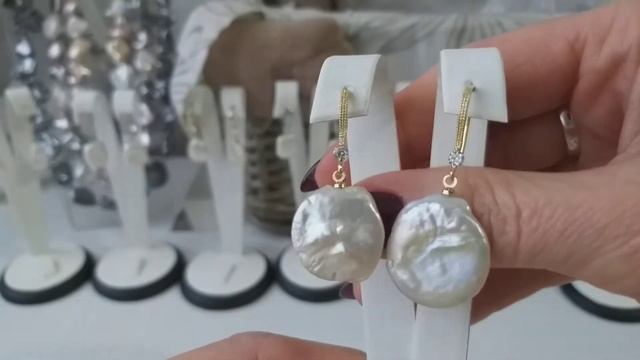 Барочный жемчуг: серьги; бусы смотреть онлайн