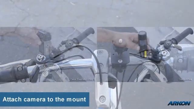 Camera Bike Motorcycle Mount Handlebar Bike Mount for Sony Action Cam Contour Roam 2 | Arkon CMP227 смотреть онлайн