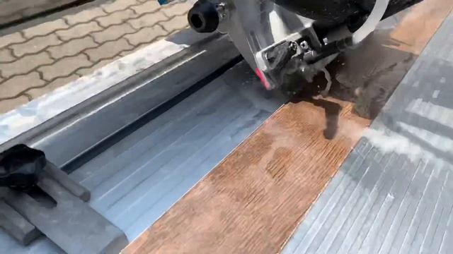 Wandeli QX-ZD 1200 + DiSTAR Multigres, Cięcie Pod Kątem 45 Stopni, Gres 1200x10mm