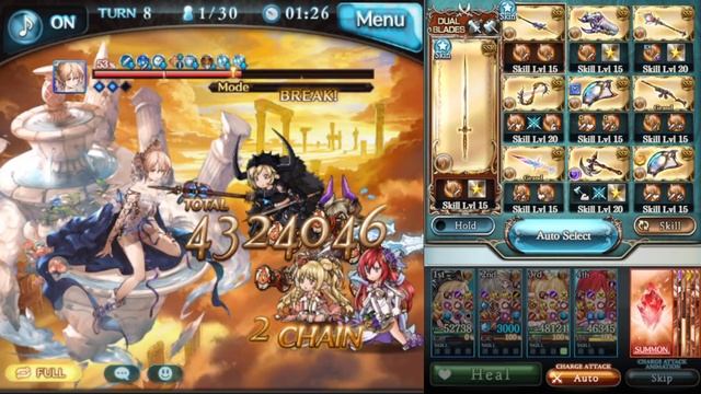 Granblue Fantasy - Alexiel's Noble Triteleia outfit showcase смотреть онлайн