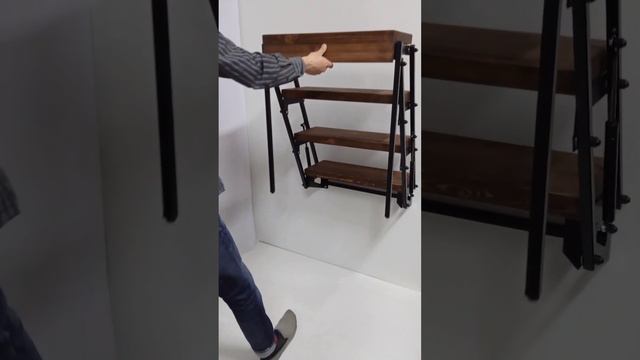 стол полка трансформер на 4 деревянные полки толщиной 40мм смотреть онлайн