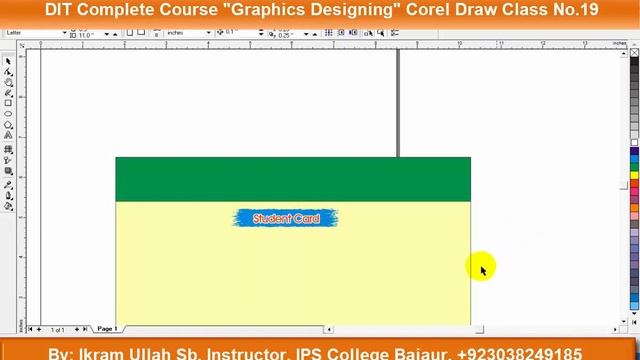 Corel Draw for DIT Students || Lecture No.19 || Corel Text and Bitmap tools смотреть онлайн