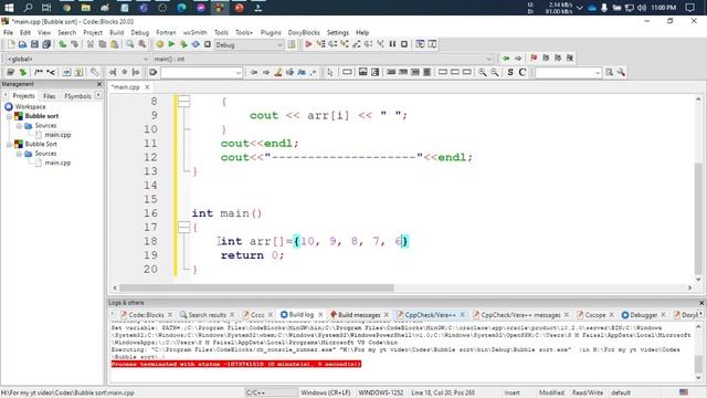 Bubble Sort Theory + Coding In 10 Minutes Bangla [Code Link In The Description Box] смотреть онлайн