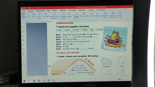 Ағылшын тілі 3 сынып. Smiles 3. Activity book. Extra CHECK 1 page 12-13. смотреть онлайн