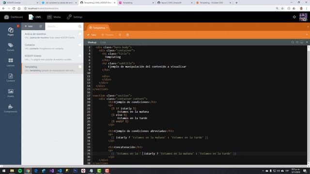 10. October CMS - Trabajando nuestro template смотреть онлайн