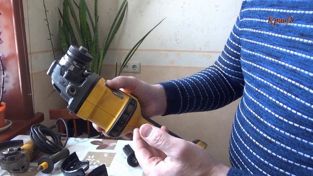 Аккумуляторная болгарка Dewalt DCG414. Часть 1.
