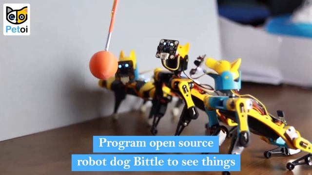 Open Source Robot Dog Bittle Detect and React to the Things | Example Red Ball смотреть онлайн