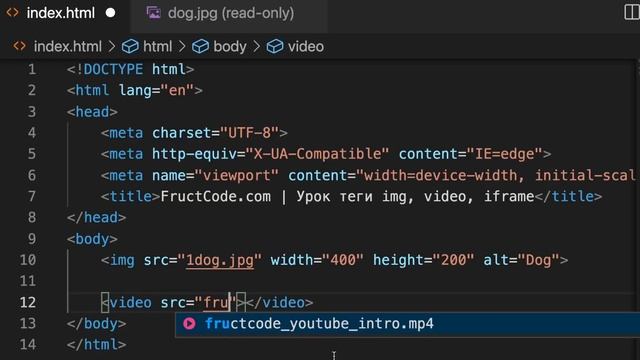 Курс HTML/CSS Advanced | Теги: img, video, iframe смотреть онлайн
