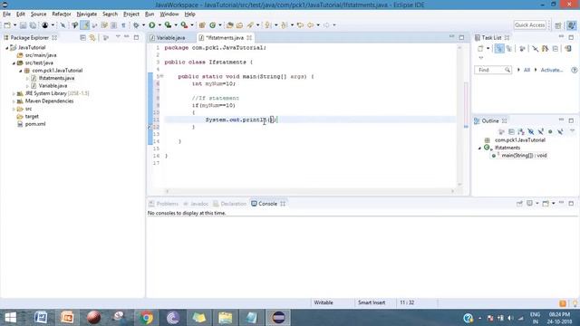 If Else statements in Java - Java tutorial for Beginners смотреть онлайн
