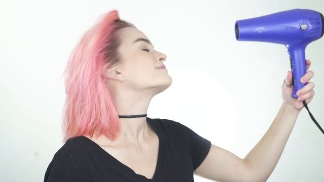 PASTEL PINK coloring conditioner over platinum blonde hair! смотреть онлайн