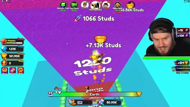 JEDE SEKUNDE +10.000 JUMP POWER in Roblox смотреть онлайн