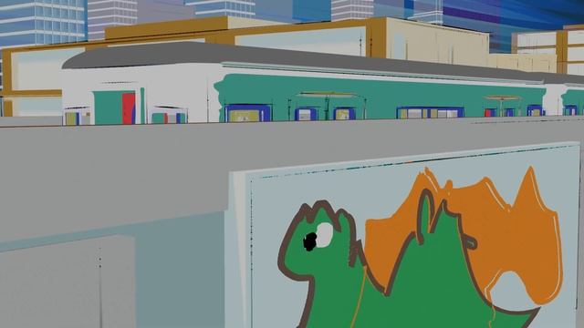 Blender Grease Pencil and 3D Model style test смотреть онлайн