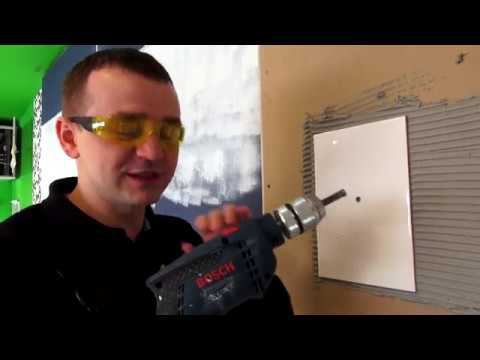 Как правильно просверлить керамическую плитку. Совет от Строительного двора смотреть онлайн