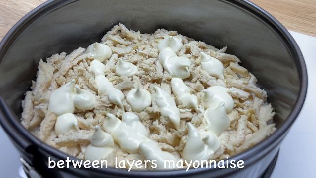 You have never eaten such a salad. The most delicious layered salad. Basil food channel. смотреть онлайн