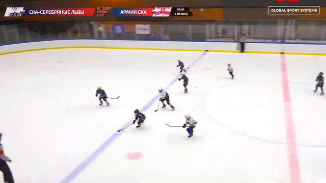 СКА Серебрянные Львы - Армия СКА / Турнир "Mega cup" среди команд 2015 г.р. смотреть онлайн