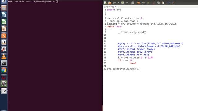 สอน Python Opencv Tutorial #4 VideoCapture and background subtraction concept смотреть онлайн