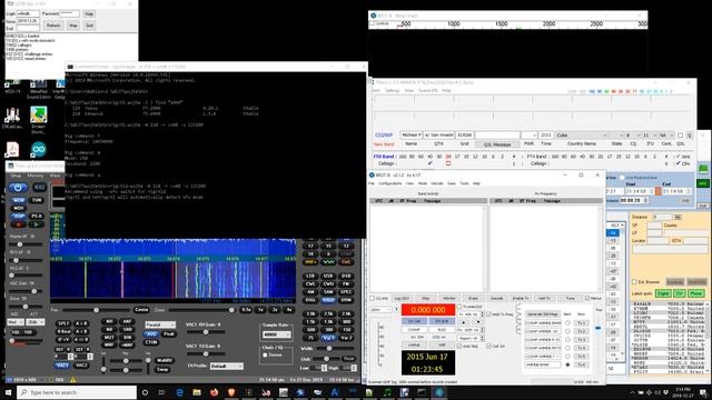 WSJT-X debugging with hamlib rigctld смотреть онлайн