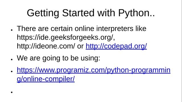 Python Introduction Tutorial смотреть онлайн
