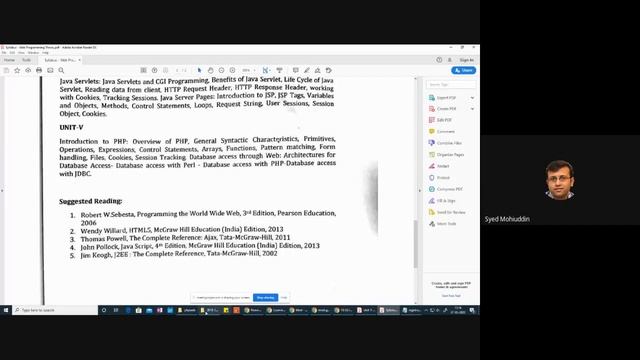 PHP and Databases - Web Programming Online Class on 07-05-2020 Sem-VI AY-2019-2020 смотреть онлайн